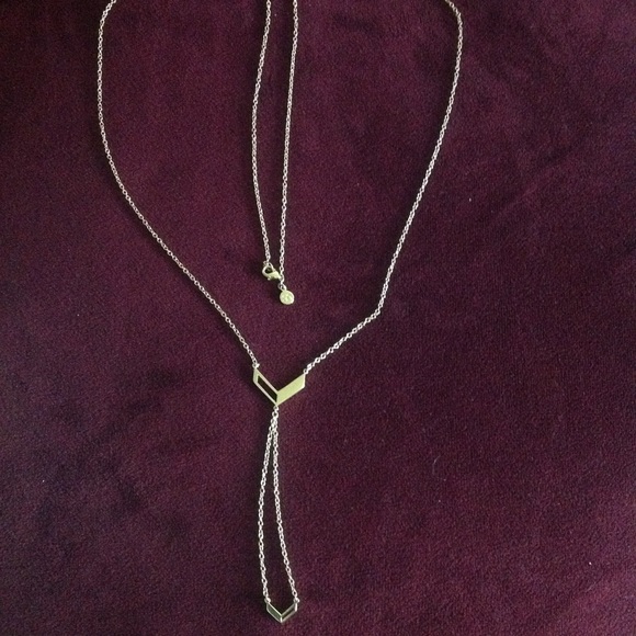 NWOT GORJANA NECKLACE GOLD TONE - Picture 2 of 8